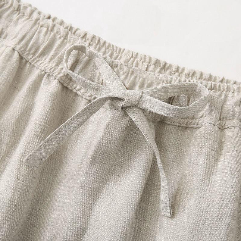 CANNES linen trousers