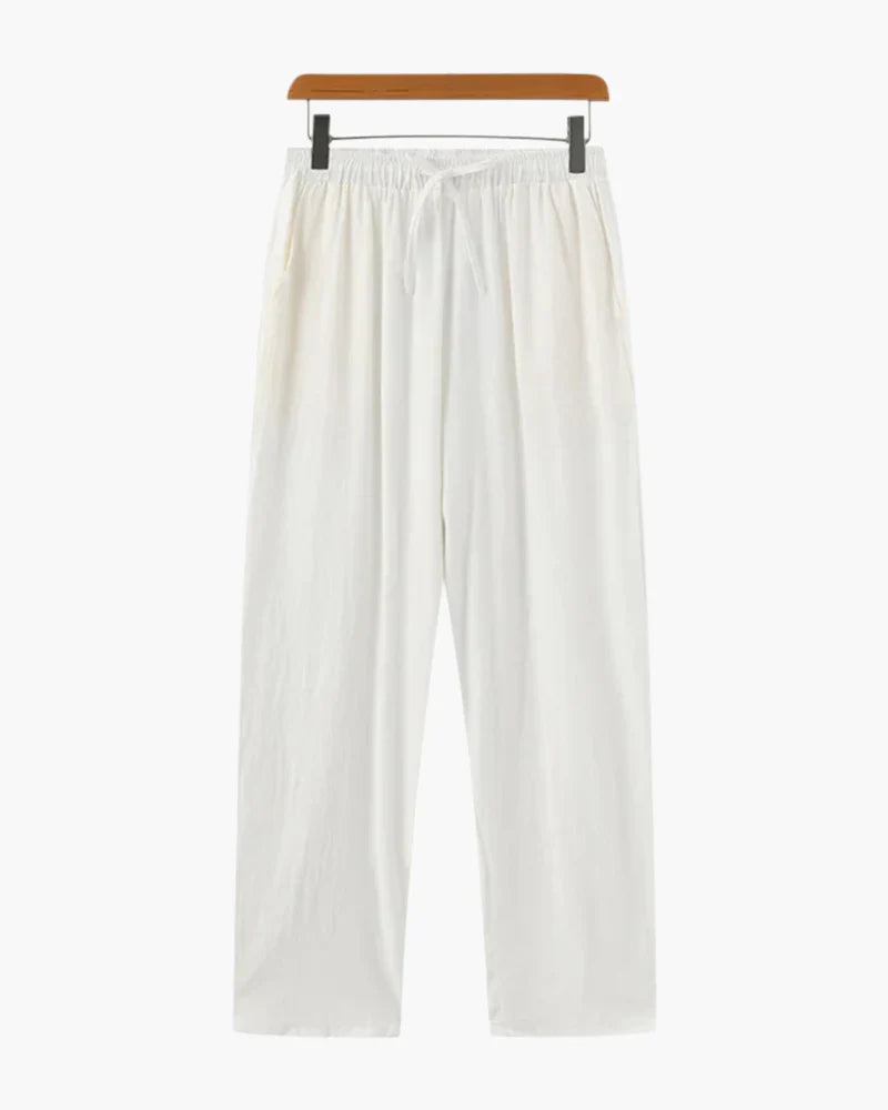 CANNES linen trousers