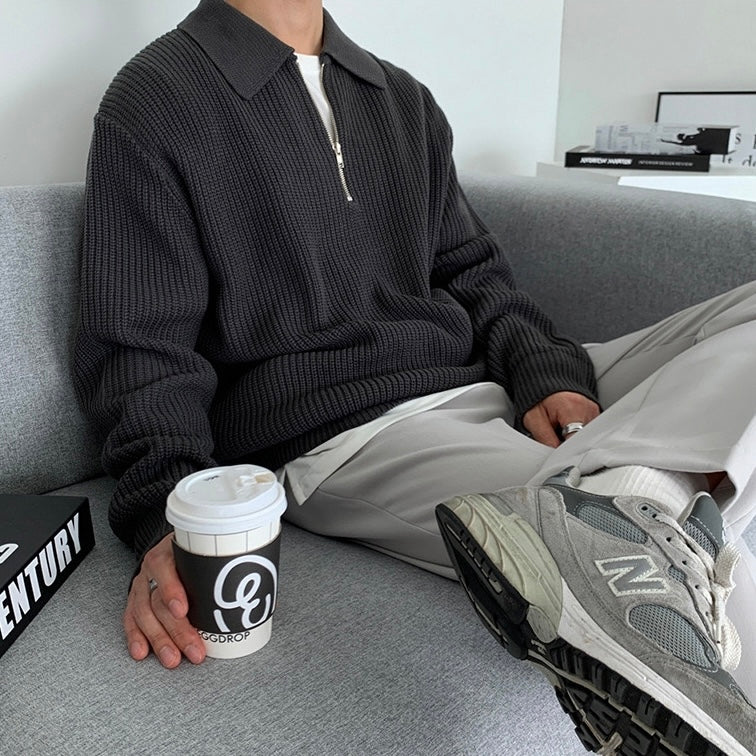 RASON Zip-Up Pullover