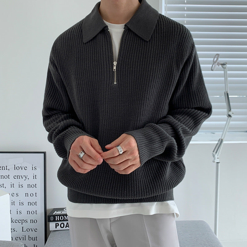RASON Zip-Up Pullover