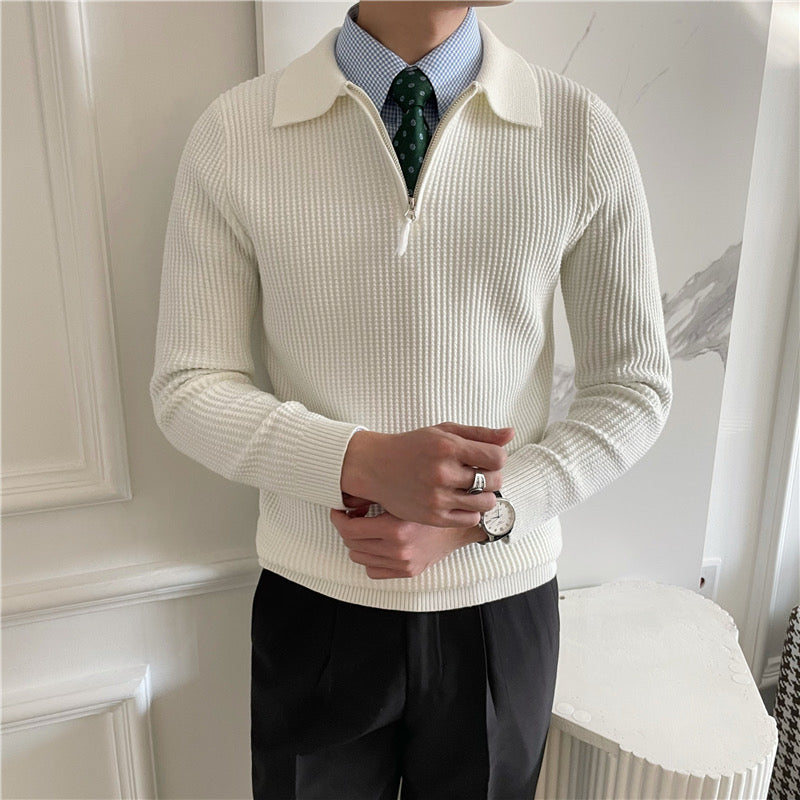 GONGJU Zip-Up Sweater