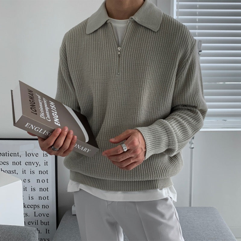 RASON Zip-Up Pullover