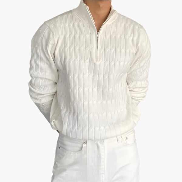 GWANGJU Half-Zip Sweater