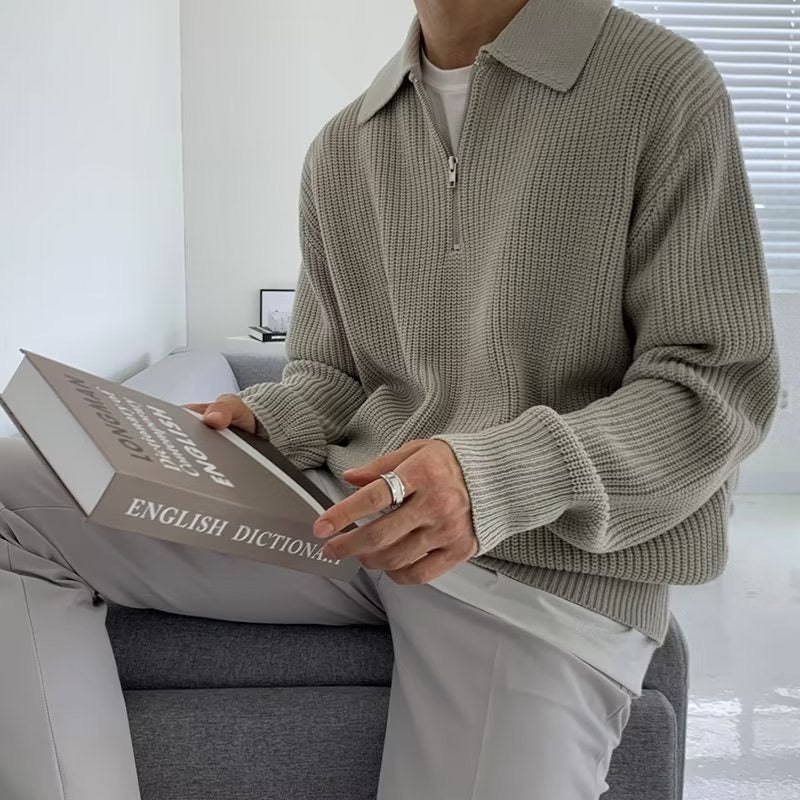 RASON Zip-Up Pullover