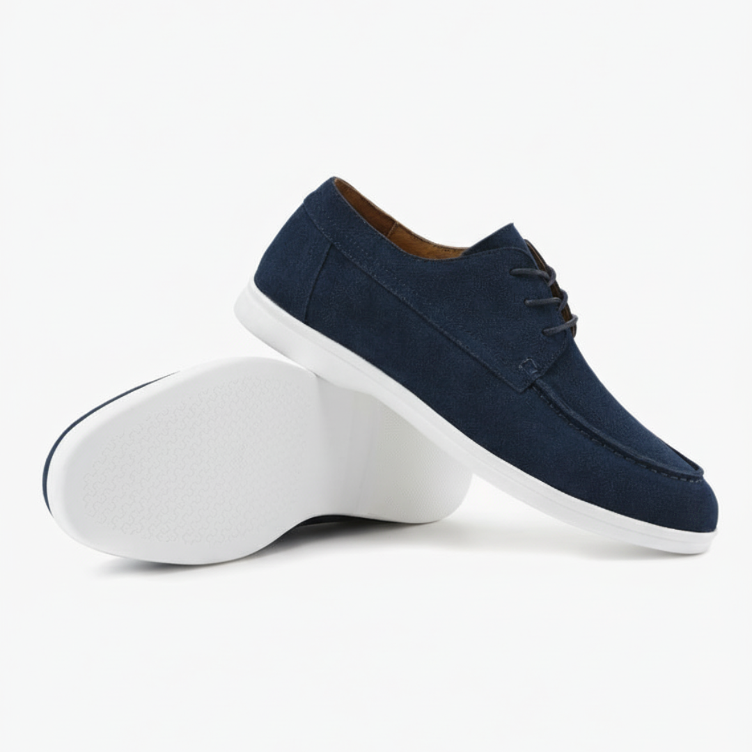 Premium suede lace-up shoes