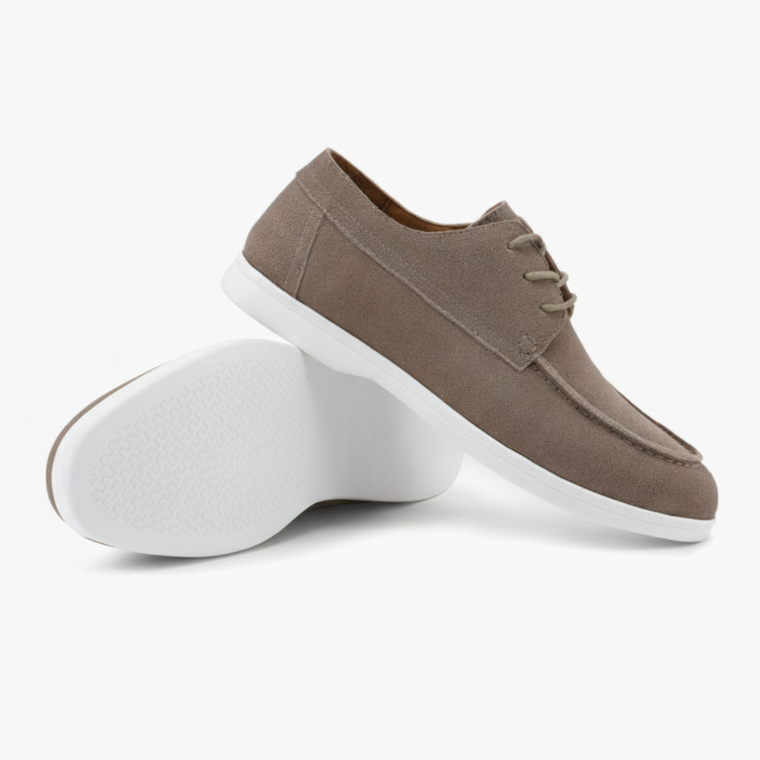 Premium suede lace-up shoes