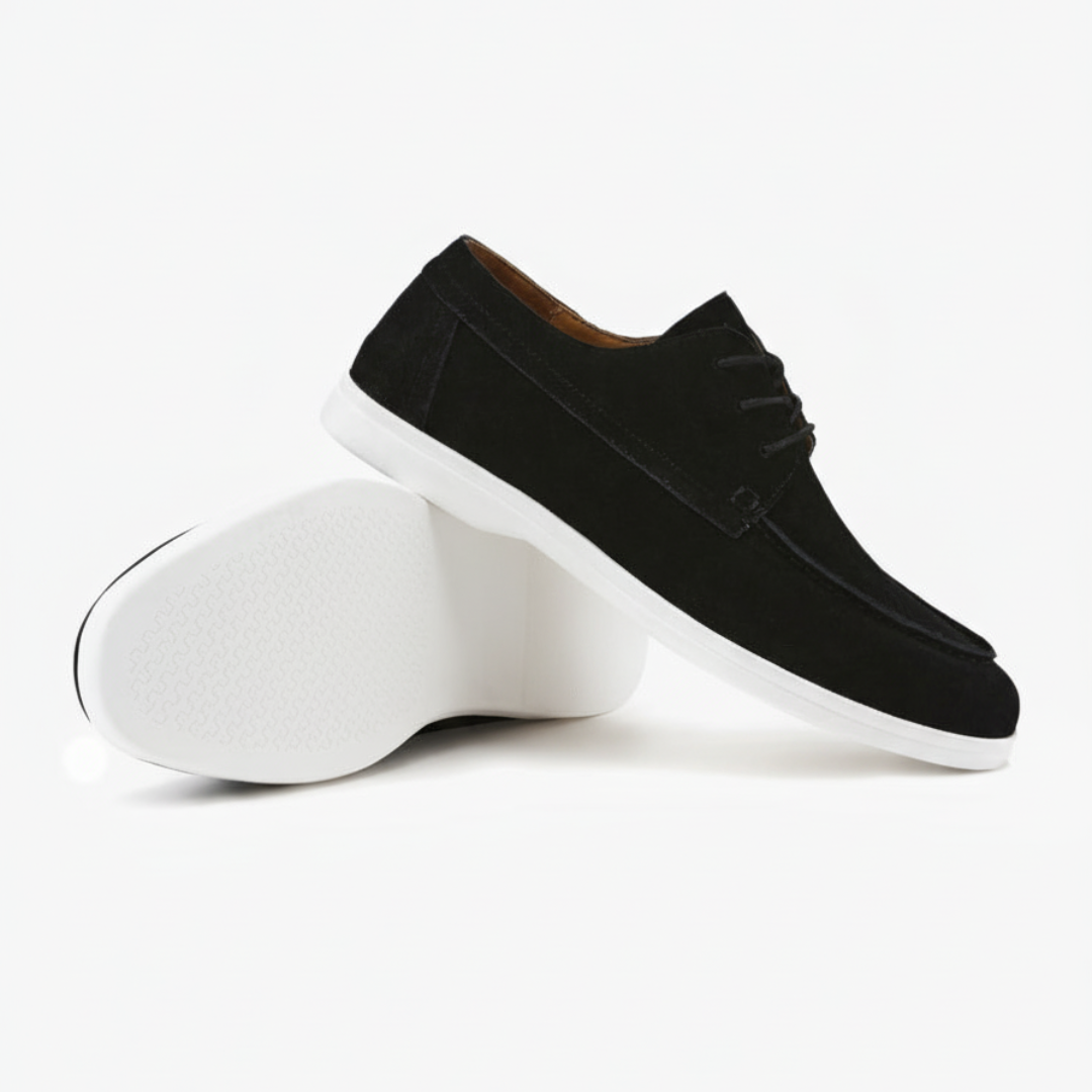 Premium suede lace-up shoes