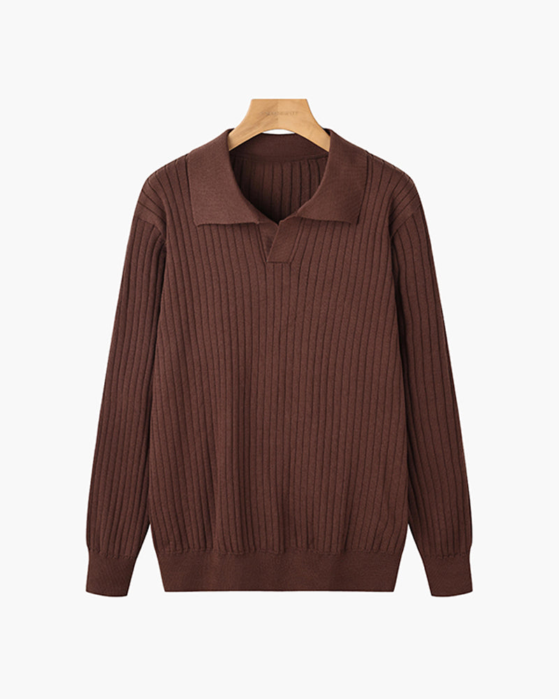 V-neck polo shirt SUWON