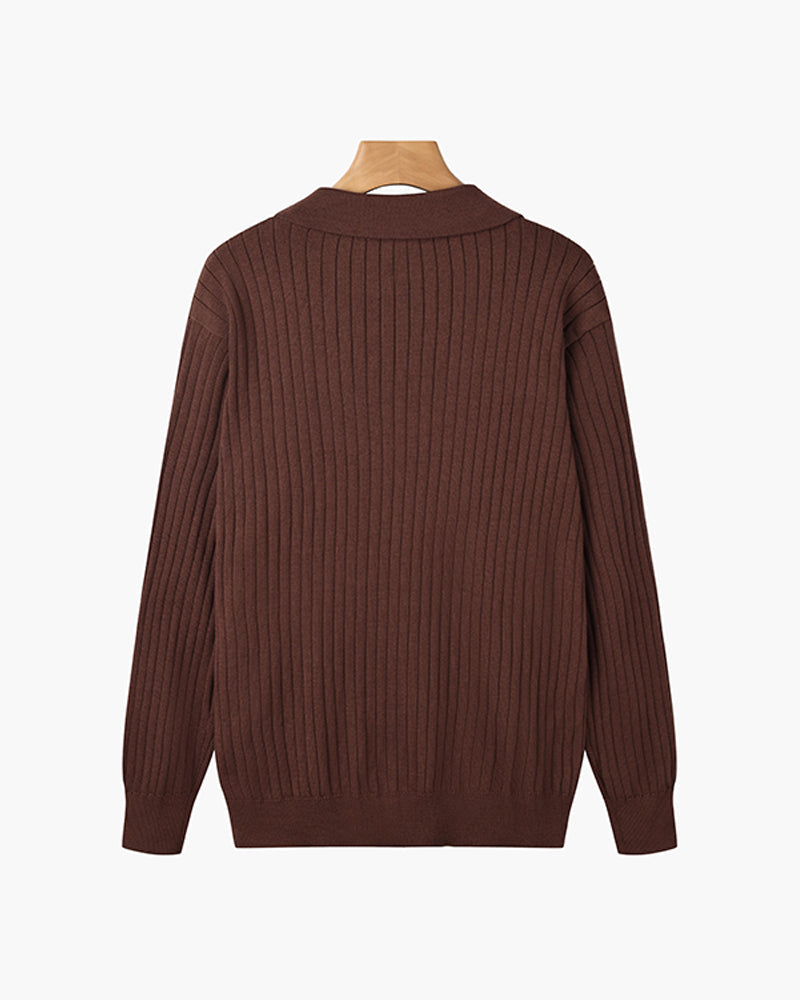 V-neck polo shirt SUWON