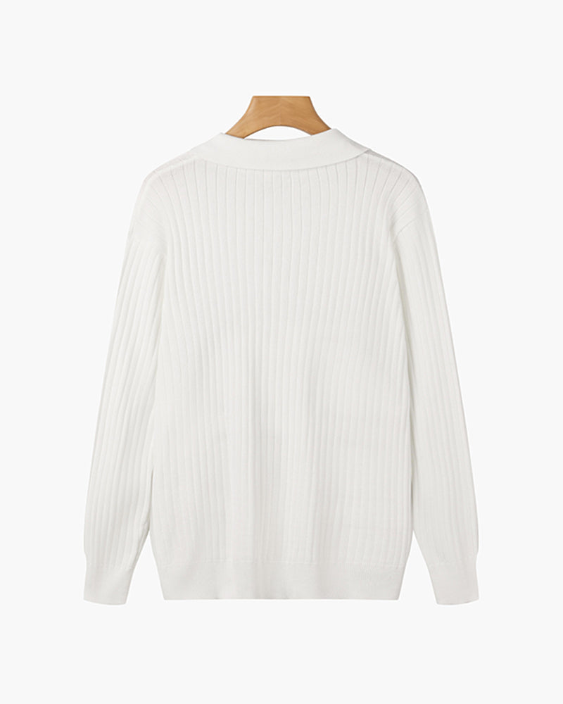 V-neck polo shirt SUWON