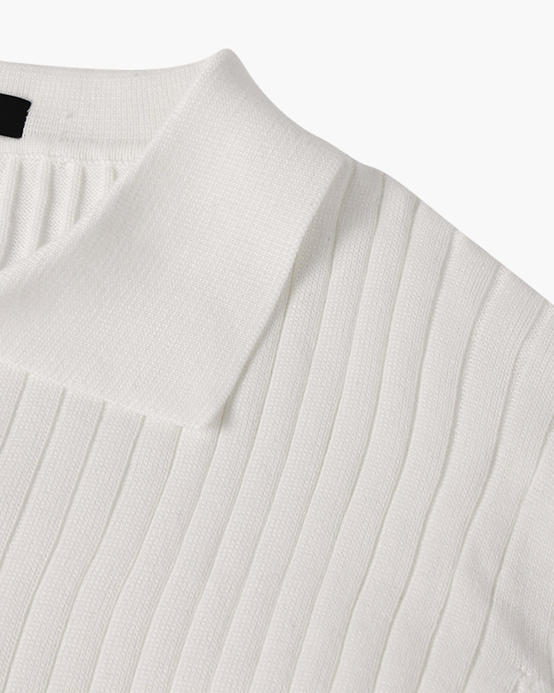 V-neck polo shirt SUWON