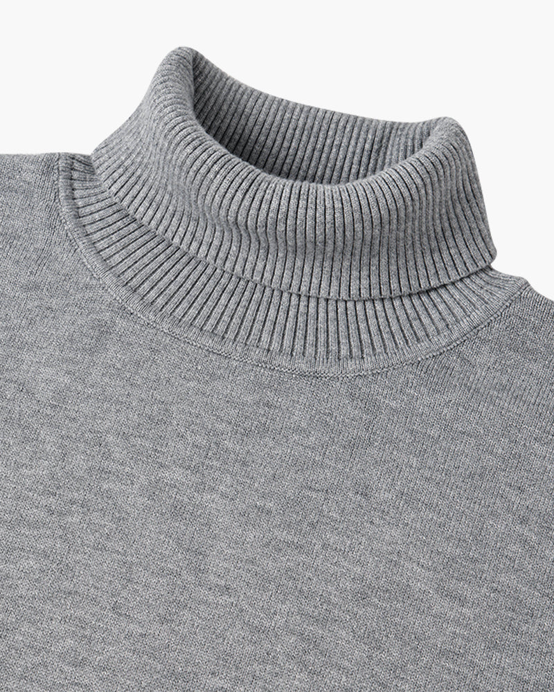 JANGSAN Merino Wool Turtleneck Sweater