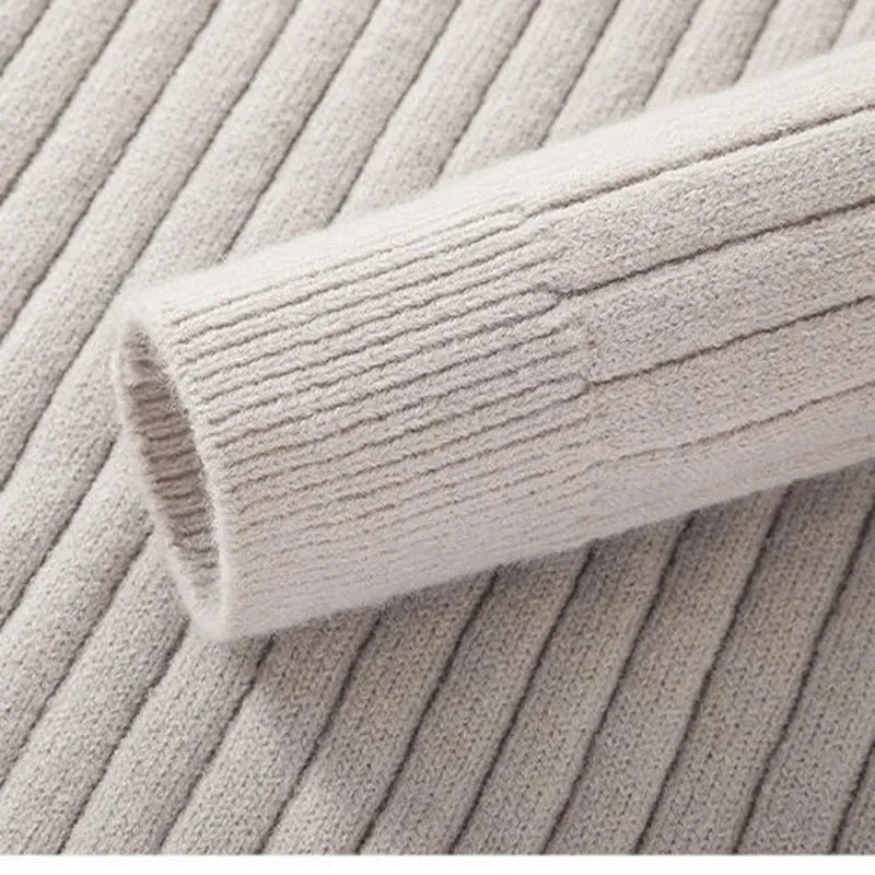 ZERMATT Mock Neck Half-Zip Sweater