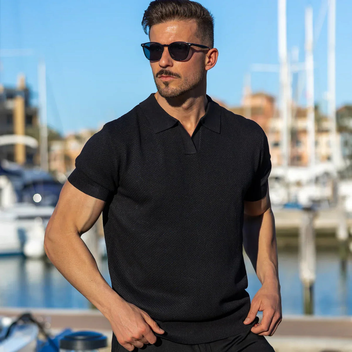 CAPRI V-neck polo shirt