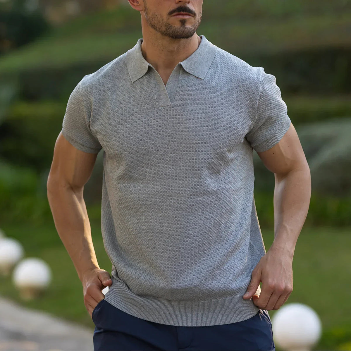 CAPRI V-neck polo shirt