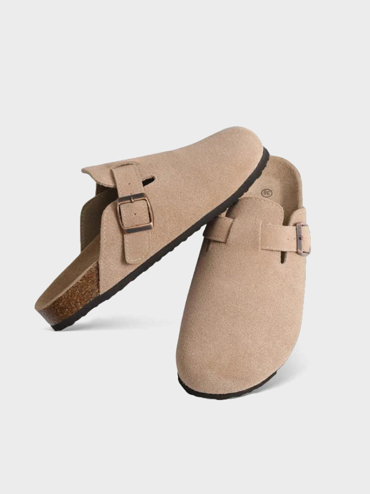 ST. BARTH Suede Clogs