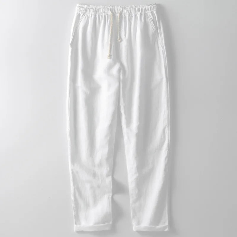SANTORINI linen trousers
