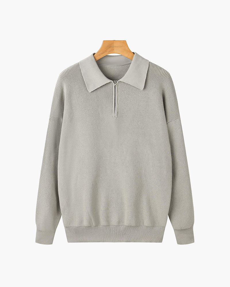 RASON Zip-Up Pullover