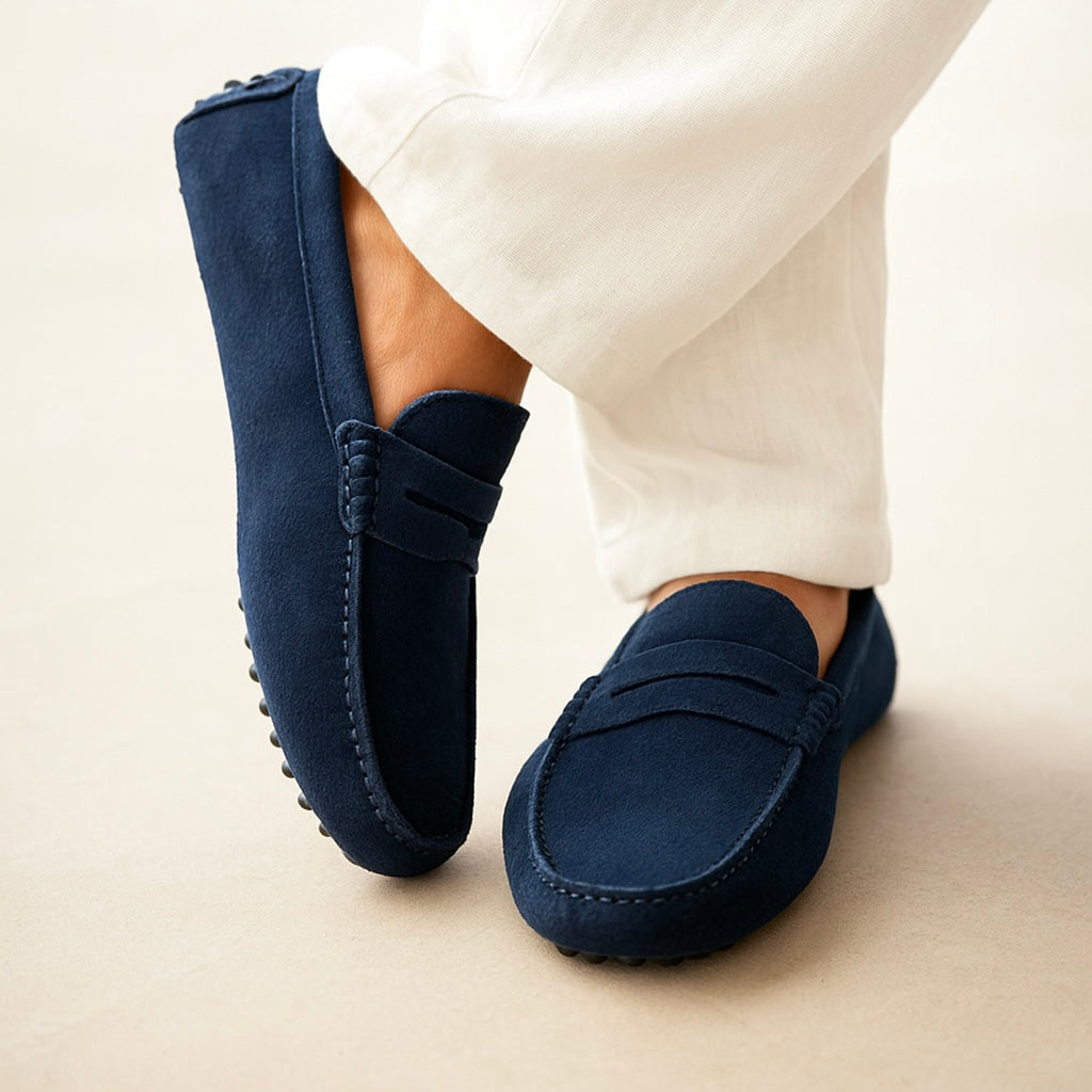 Suede boat shoes
