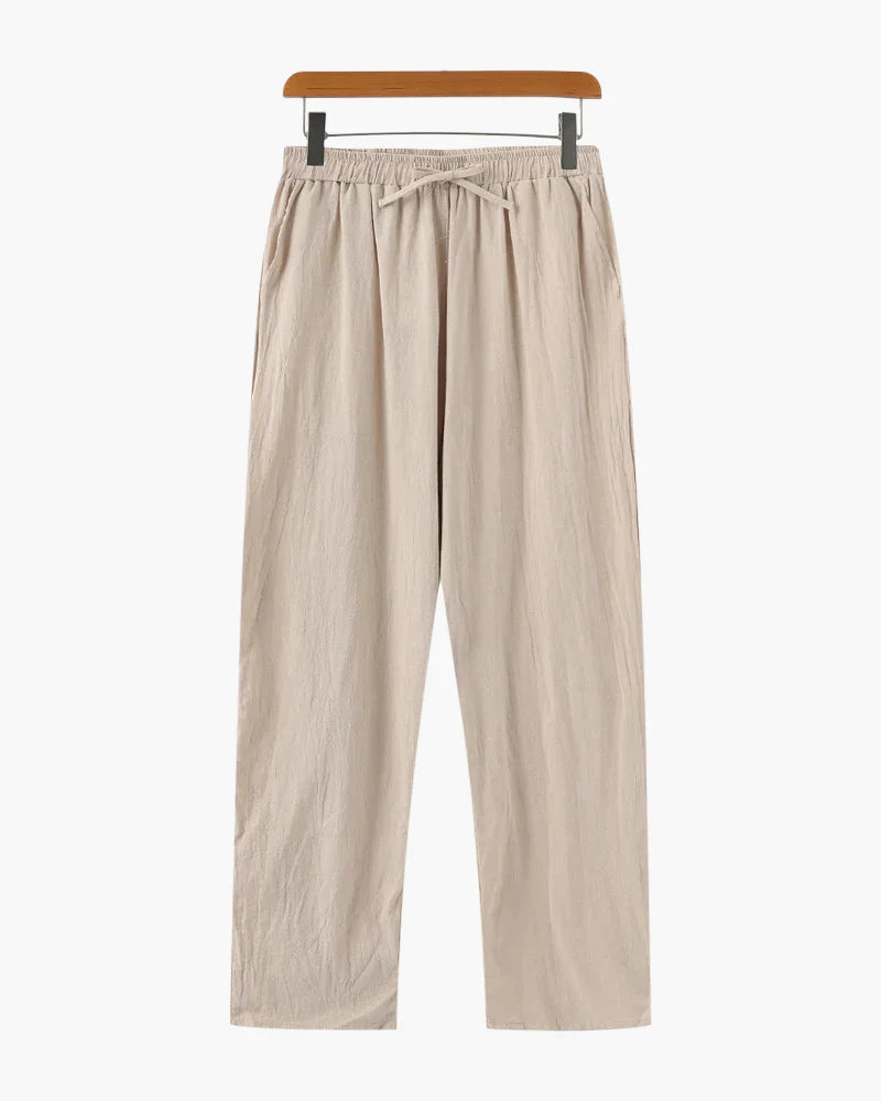 CANNES linen trousers