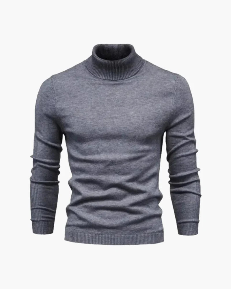 JANGSAN Merino Wool Turtleneck Sweater