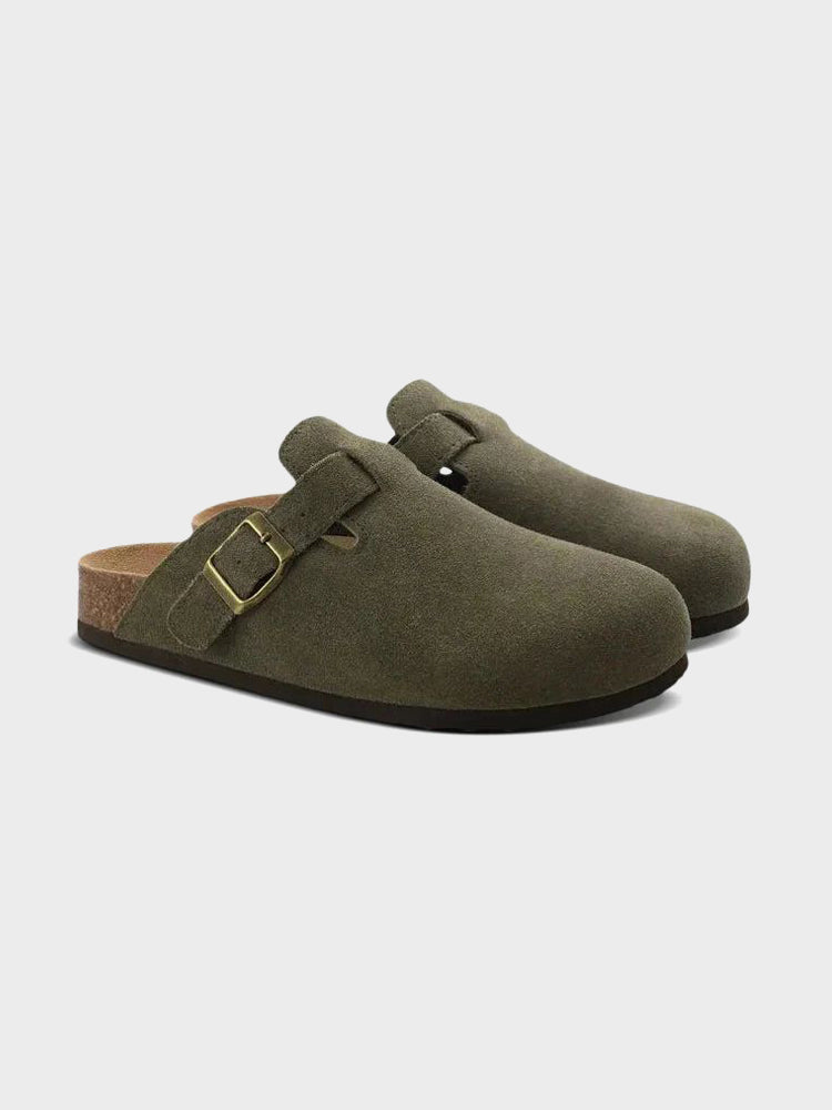 ST. BARTH Suede Clogs