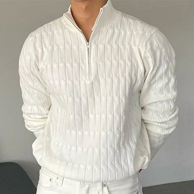 GWANGJU Half-Zip Sweater