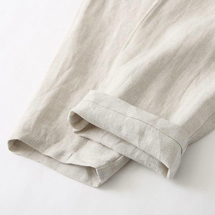 CANNES linen trousers
