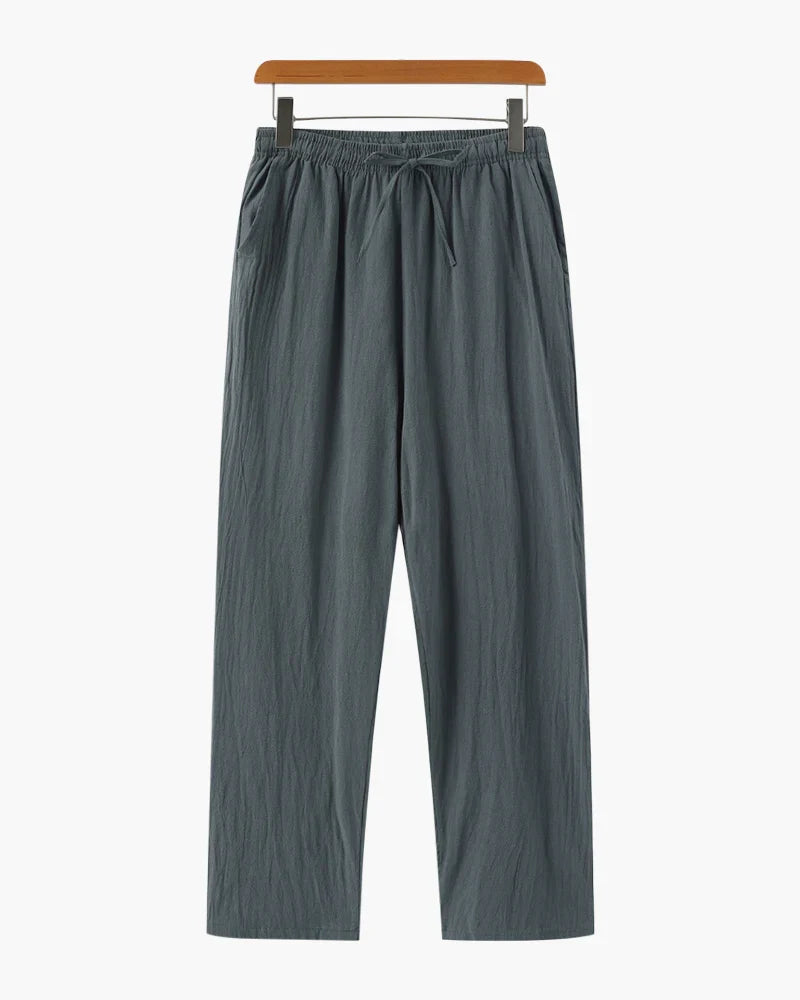 CANNES linen trousers