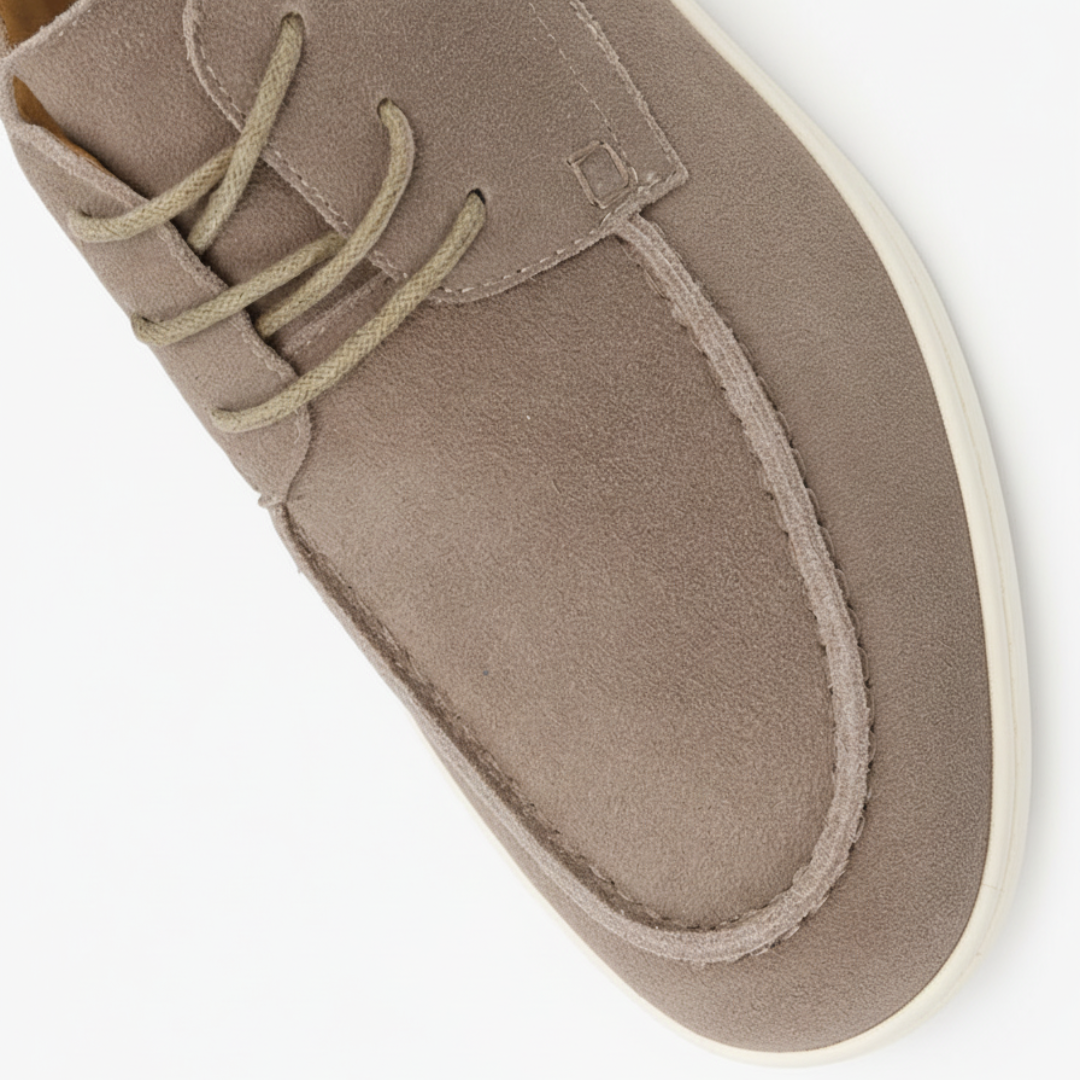 Premium suede lace-up shoes