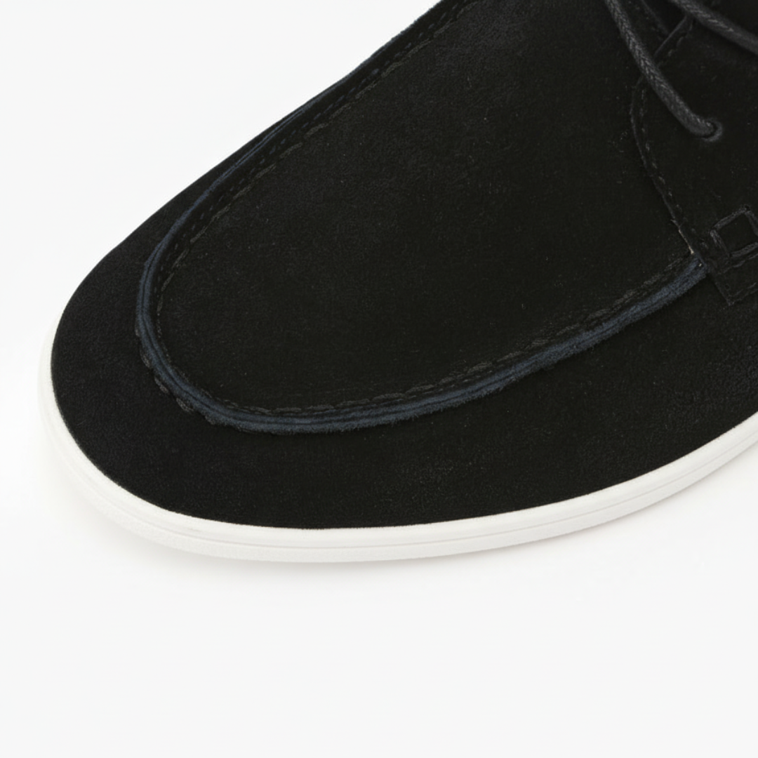 Premium suede lace-up shoes