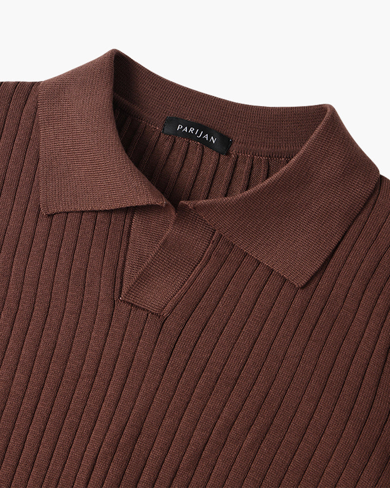 V-neck polo shirt SUWON