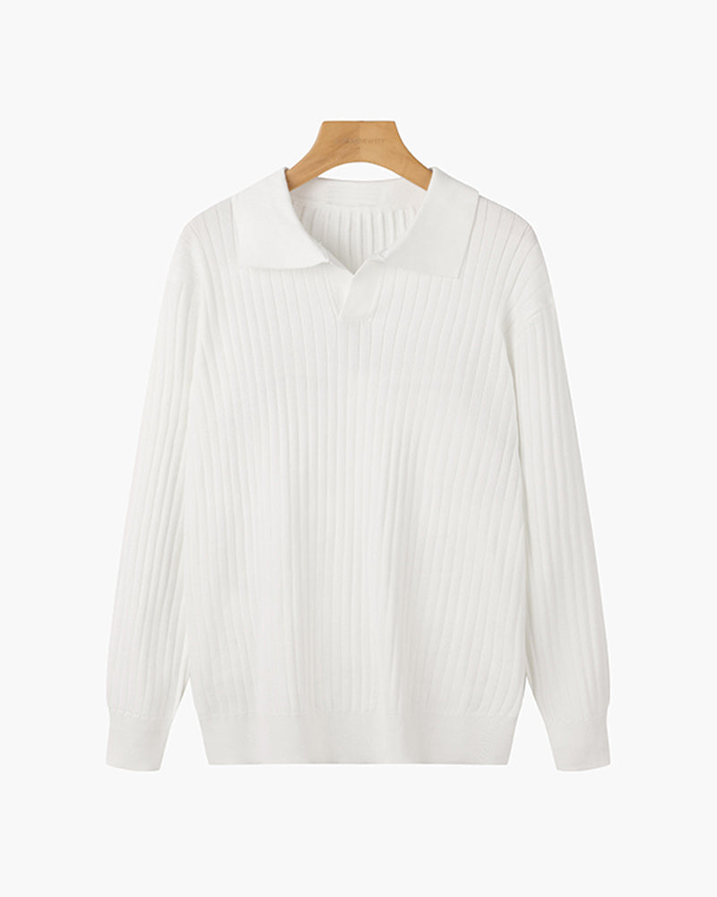 V-neck polo shirt SUWON