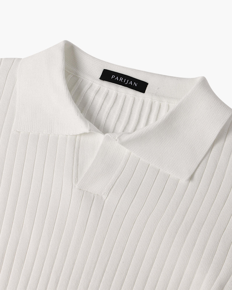 V-neck polo shirt SUWON