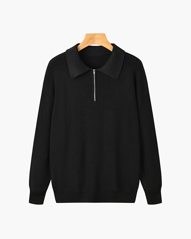 RASON Zip-Up Pullover
