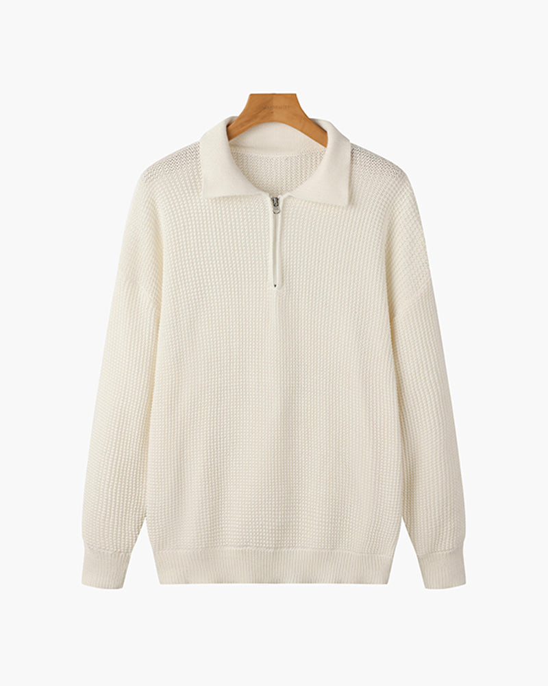 GONGJU Zip-Up Sweater