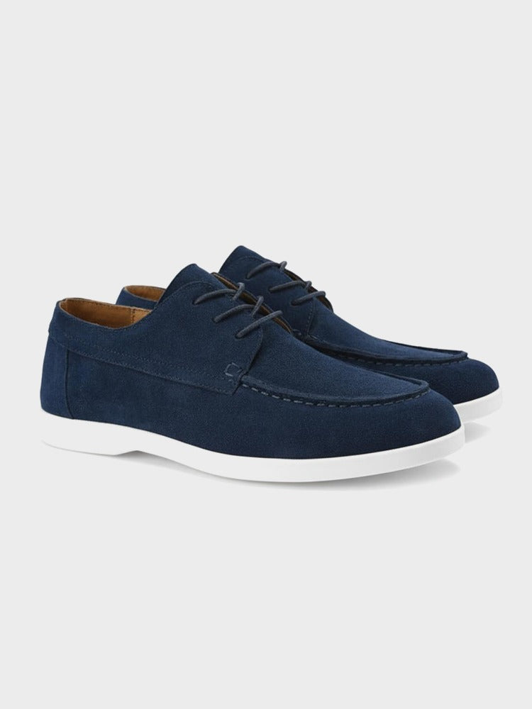 Premium suede lace-up shoes