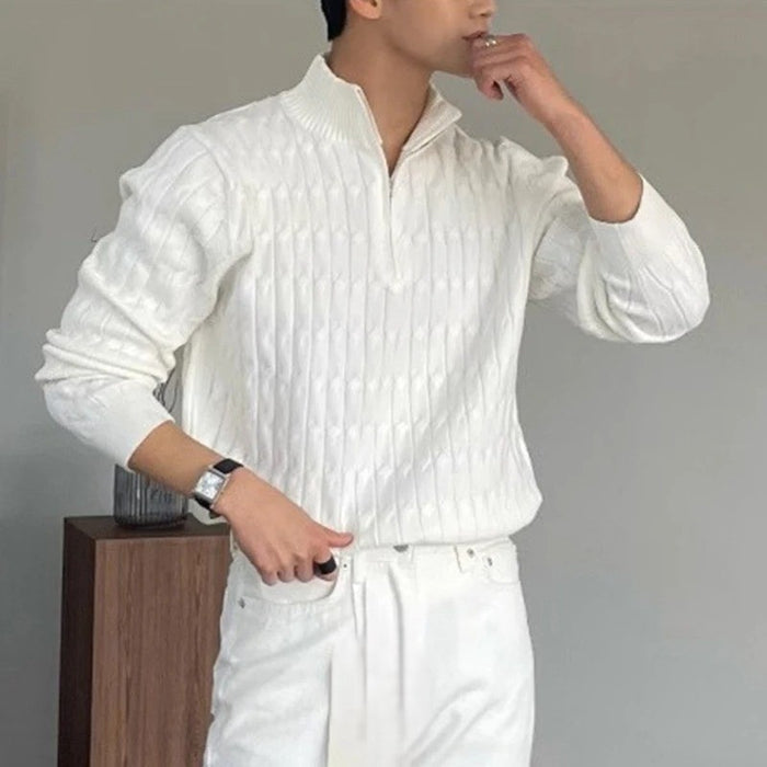 GWANGJU Half-Zip Sweater